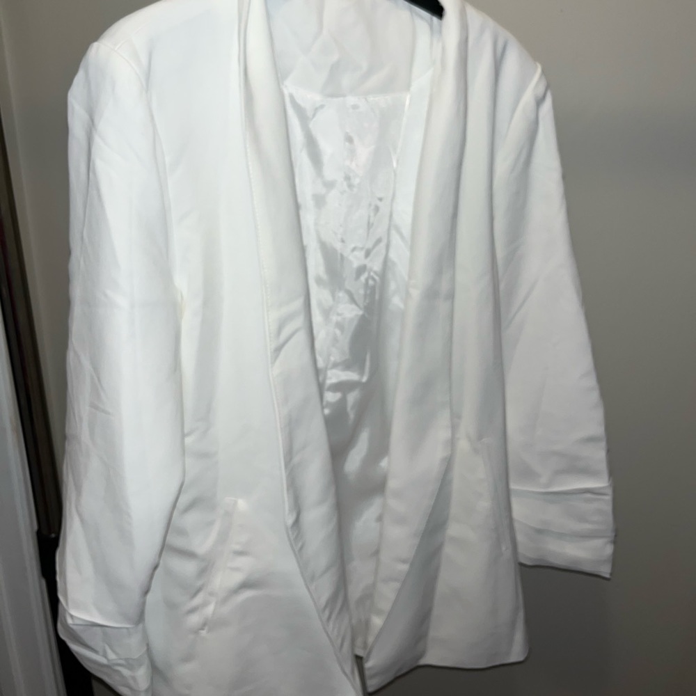 White blazer